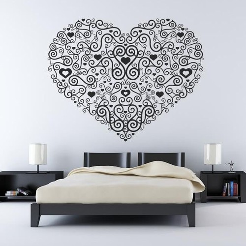 Adesivo decorativo cuore - , arte
