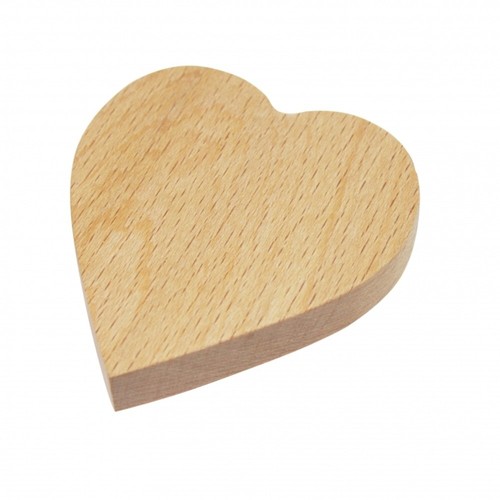 Cuore piatto legno - cuore, in