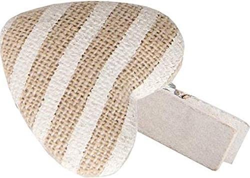 Mollette cuore rigato - 6,