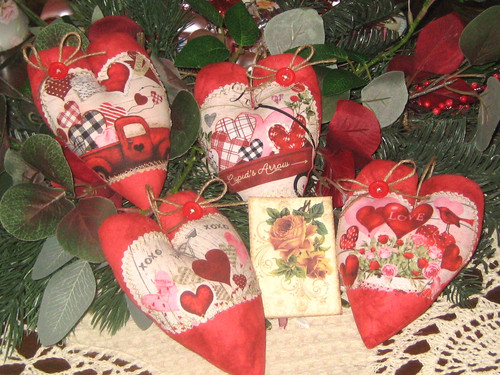 Decorazione country cuori - decorazione,