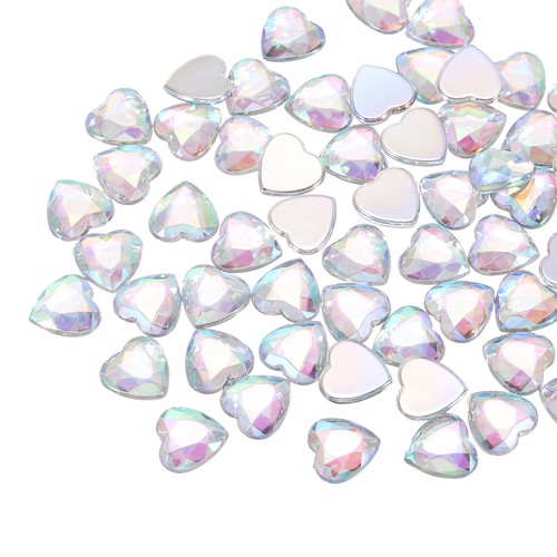 40pcs strass cuori - strass, 12mm