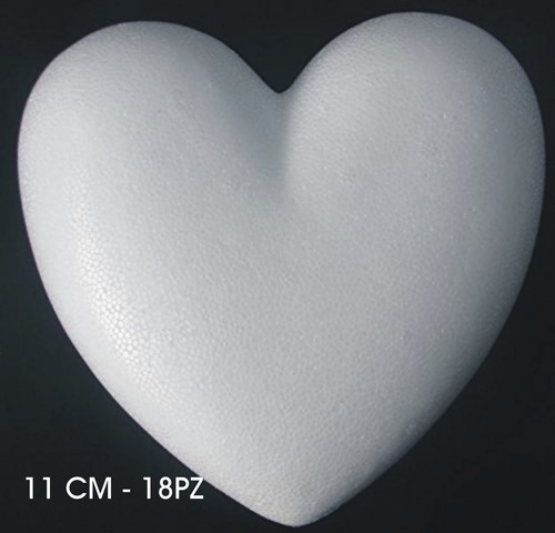 Cuore polistirolo 11 - polistirolo,