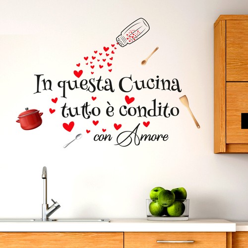 Adesivi murali cucina frasi - , da