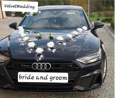 Decorazione auto matrimonio - decorazione,