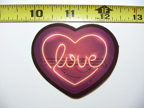 Adesivo piccolo stile neon - adesivo,