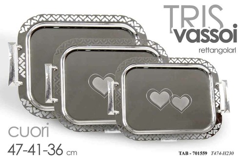Set pezzi vassoi - set,