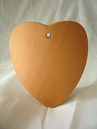 Tegole cuore in cotto - n.06,