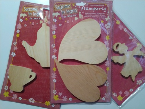 Sagome legno decorare - da,