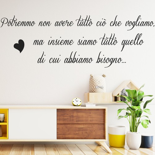 Adesivi murali frasi - , amore