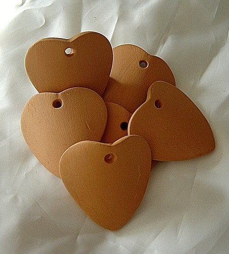 Tegole cuore in cotto - tegole,