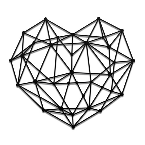 Decorazione parete cuore - parete, |