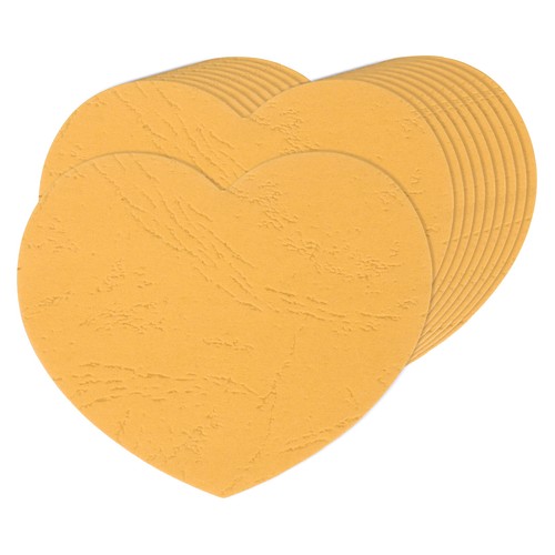 100 pcs cuori ritagli 3x2 - cuori, 3x2.5"