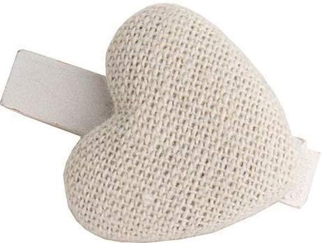 Mollette cuore juta - pz,