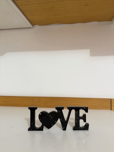 Scritta love resina fatta - scritta,