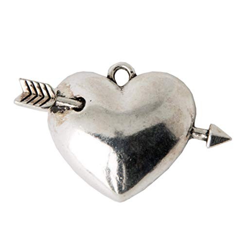 Pezzi ciondolo cuore - cuore, cupido