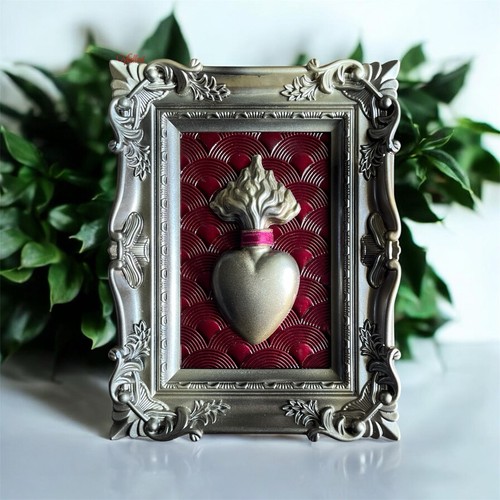 Cuore sacro cornice voto - sacro,