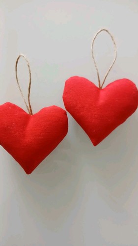 Cuori rossi appendere 2 - appendere,